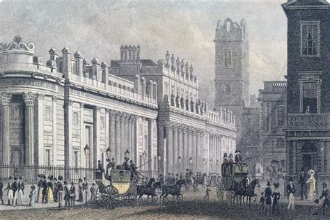 Bank Of England Threadneedle Street London C1827 Giclee Print