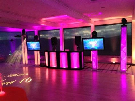 Sweet 16 Set Up Luces