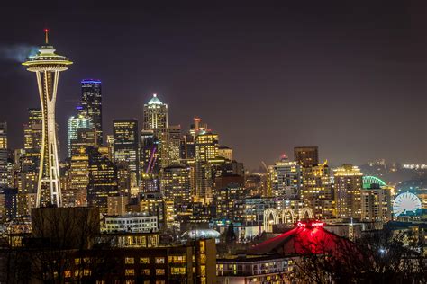 Seattle Skyline From Kerry Park Oc 4k Wallpaper