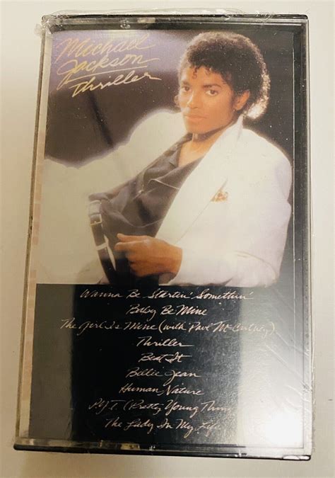 Michael Jackson Thriller Sealed Original Cassette Tape Cbs Records