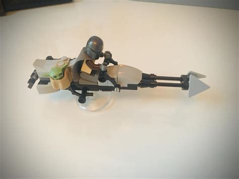 Lego Moc 74 Z Speeder Bike From The Mandalorian By Thomin