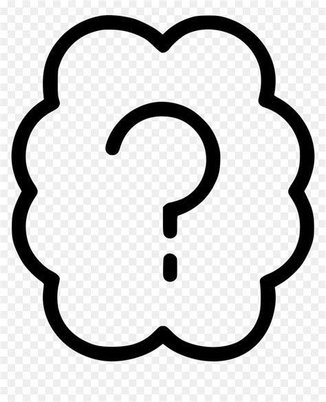 Help Think Smart Doubt Brain Question Svg Clipart Free Think Icon HD Png Download Vhv
