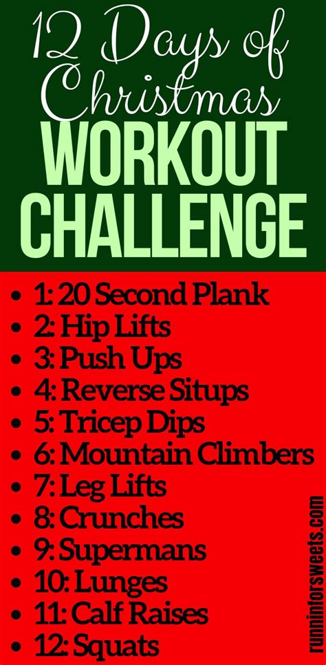 This 12 Days Of Christmas Workout Makes Exercise Fun This Holiday