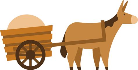 Donkey Cart Clipart Free Download Transparent Png Creazilla