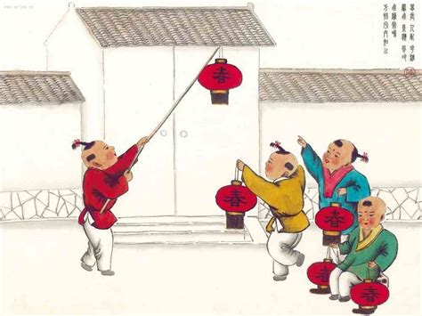 古画人物欣赏：孩童系列中国元素零二七艺考