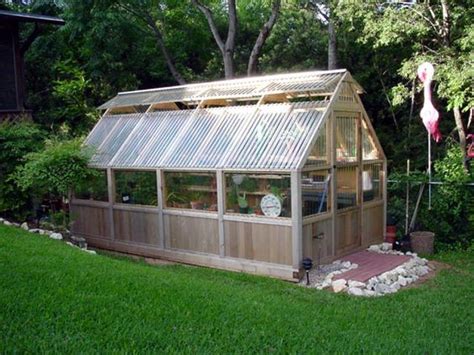 Woodcorrugated Plastic Greenhouse More Greenhouse Panels Best