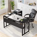 Tribesigns L Shaped Computer Desk, 55 inches Executive Office Desk with ...