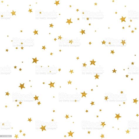 Gold Star Pattern Stock Vector Art And More Images Of