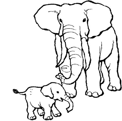 Sélection De Coloriage éléphant à Imprimer Sur Page 1