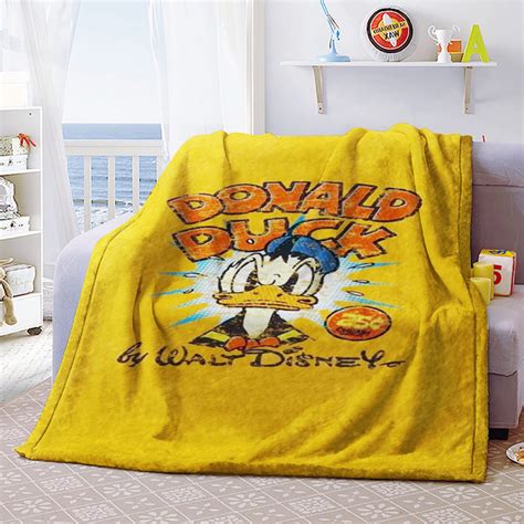 Donald Duck Blankets Printing Soft Nap Blanket On Homesofaoffice