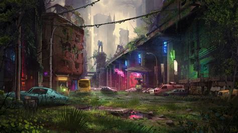 Wallpaper Id 532851 Ruin City 1080p Post Apocalyptic Sci Fi Free