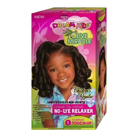 African Pride Dream Kids Olive Miracle Childrens Regular No Lye Relaxer