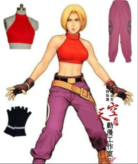 2016 Blue Mary Cosplay Costume From The King Of Fighters Fatal Fury Clothing In Anime Costumes