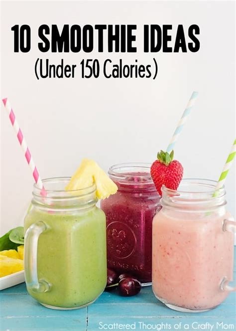 This is a great tasting, filling, and tasty fruit protein shake. 10 Smoothie Ideas under 150 calories