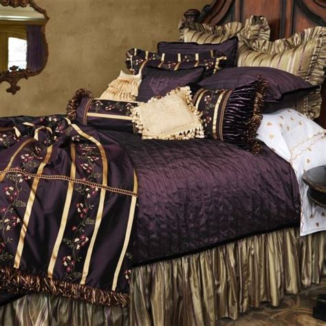 Purple And Gold Room Inspiration Luxury Bedding Master Bedroom Purple Bedding Remodel Bedroom