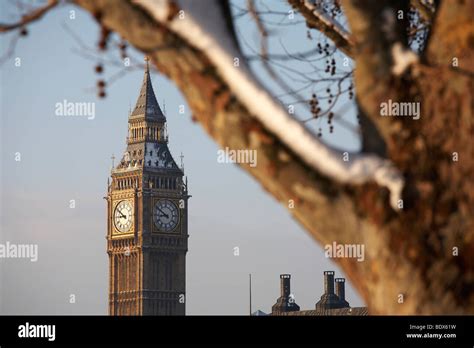 Big Ben Snow London High Resolution Stock Photography And Images Alamy