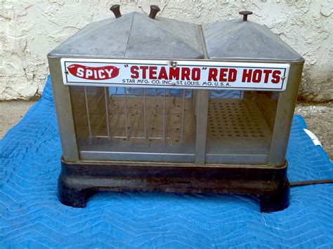 Spicy Steamro Red Hots Cooker And Bun Warmer Obnoxious Antiques