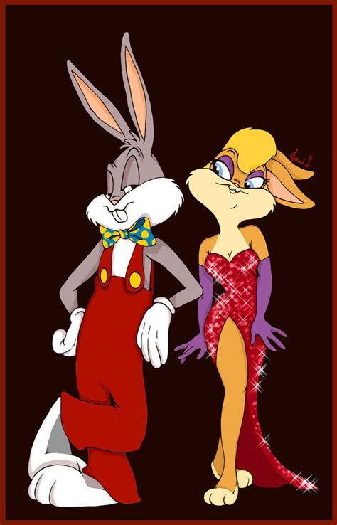 lola and bugs bunny as jessica and roger rabbit looney tunes characters looney tunes cartoons
