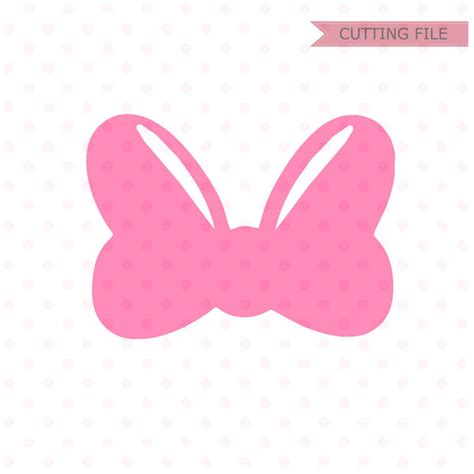 Minnie Mouse Bow Svg Minnie Mouse Cute Bow Svg And Png Etsy In