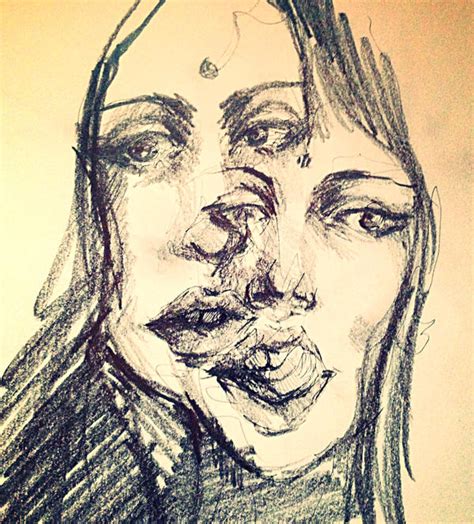Double Face Sketch By Kandarinu On Deviantart