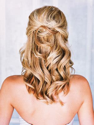 Fancy loopy updo for medium hair. 24 Lovely Medium-length Hairstyles For 2020 Weddings ...