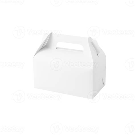 White Food Box Mockup Cutout Png File 14391034 Png
