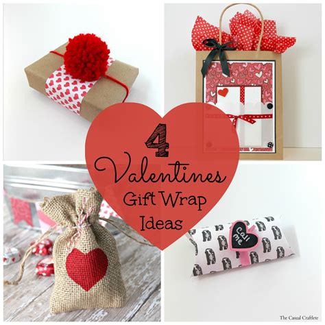 Whether you go for traditional valentine's day gifts or you're looking for more unusual ideas, you'll find great options here. 4 Valentines Gift Wrap Ideas - Purely Katie