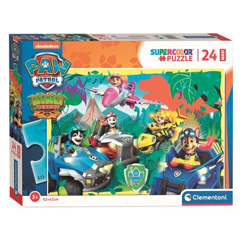 Clementoni Puzzle Paw Patrol 24 Kom Maxi Dino Rescue Toybox