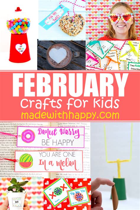 February Crafts For Kids Valentines Crafts Football Crafts And More