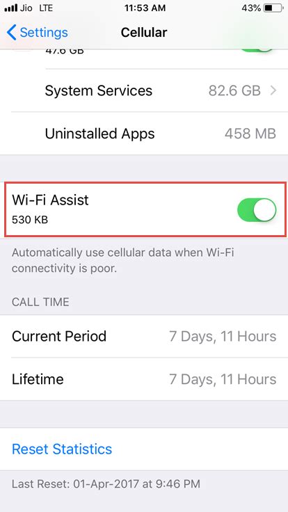 Ios 9 Using Too Much Of Cellular Data Disable Wi Fi Assist On Your