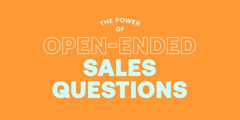 The Power Of Open Ended Sales Questions With 12 Killer Examples Revenue