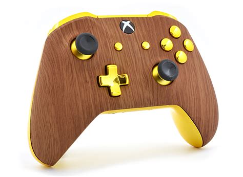 Golden Wood Xbox One Custom Modded Controller Gamer Target