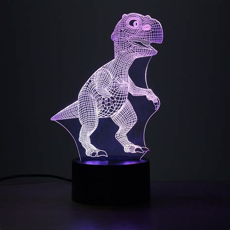 Dinosaur Night Light 3d Dinosaur Light T Rex Night Light Little Space