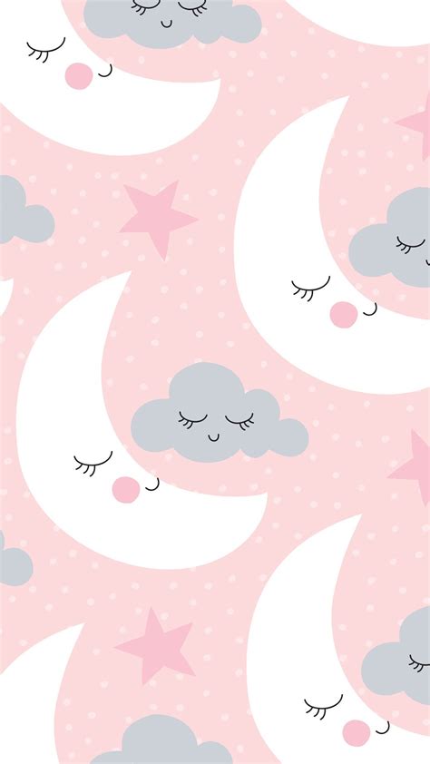 Royalty Free Cute Star And Moon Wallpaper Home Wallpaper