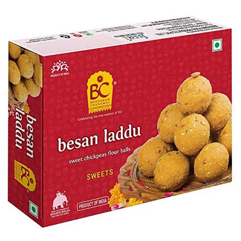 Bhikharam Chandmal Besan Laddu 500g Pack Of 1 Grocery