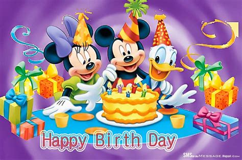 Disney Happy Birthday Feliz Cumpleaños De Mickey Mouse Fondo De