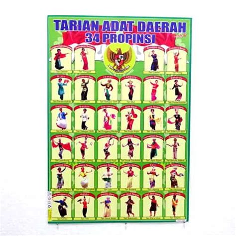 Poster Tarian Adat Daerah Pusaka Dunia Imagesee