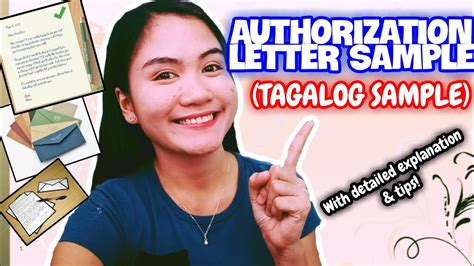 Authorization Letter Tagalog Sample Paano Gumawa Ng