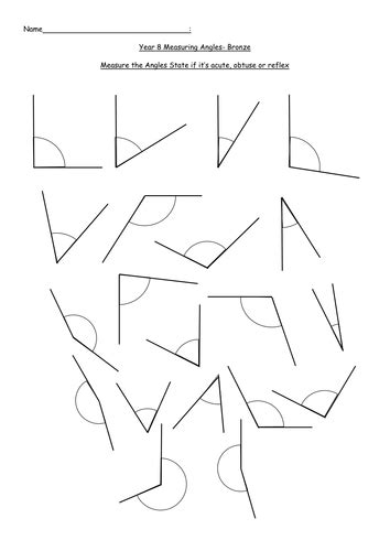 Angles Measuring Estimating And Drawing Ks3 Teaching Resources