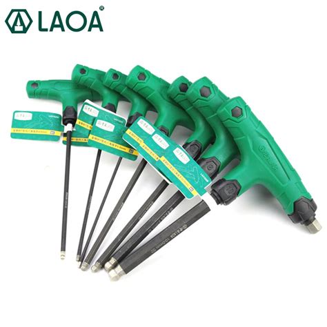 Laoa Hexagon Socket Key With T Handle Hex Wrenches S2 Anti Slide