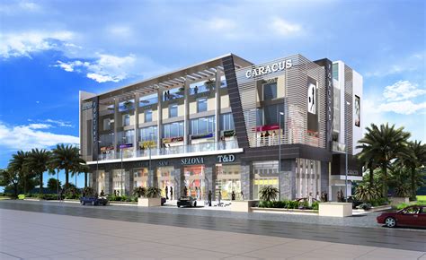 Deepak Satokiya Exterior Shopping Mall Visualization