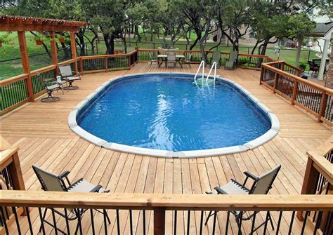 Above Ground Pools With Decks For Your Outdoor Space