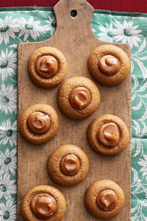 Best Gingerbread Thumbprint Cookies With Dulce De Leche Recipe