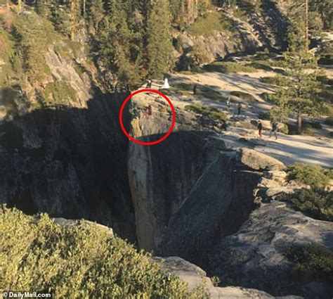 Wife 30 Who Plunged To Her Death In Yosemite Was Seen Perched On The