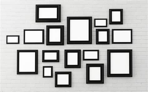 How To Hang A Gallery Wall | AmongMen | Gallery wall | Gallery wall, Frames on wall, White brick ...