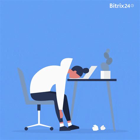 Tired Work  By Bitrix24 Find And Share On Giphy