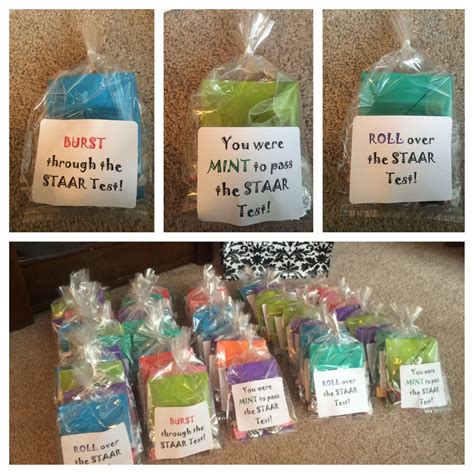 Staar Test Goody Bags For My Students Includes Tootsie Rolls