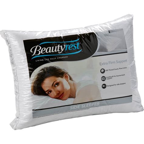 Beautyrest Extra Firm Density Side Sleeper Pillow Serta Simmons Sealy