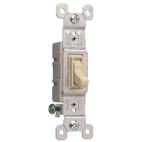 Pass And Seymourlegrand 15 Amp Framed Toggle Light Switch Ivory In The