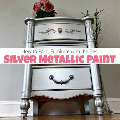 Holes drilled and rich sea foam colored satin ribbon attached for hanging on your left to right top row: How to Paint Furniture with the Best Silver Metallic Paint